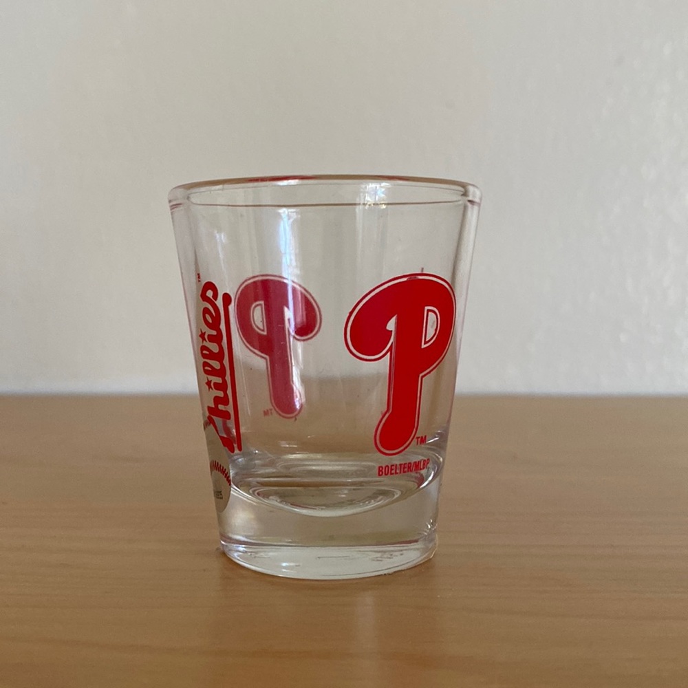 Authentic MLB Phillies 2oz Shotglass